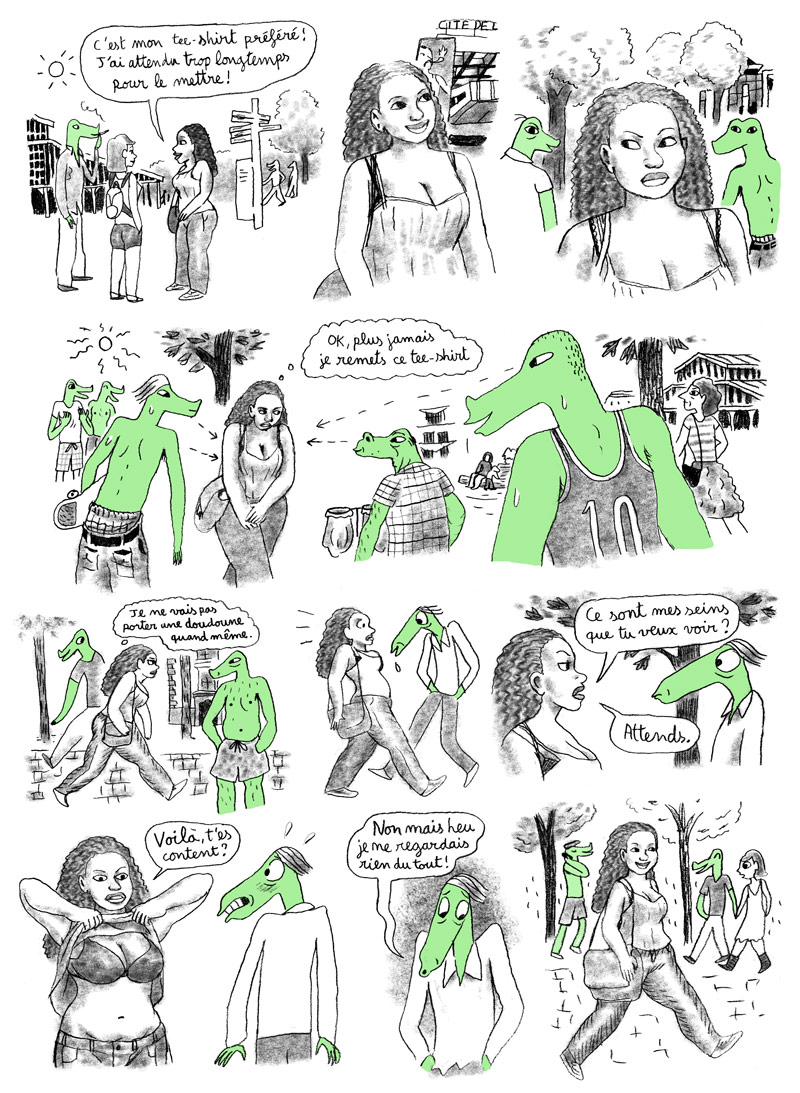 Illustration for article titled Looking at Harassment through an Unusually Scaly Lens